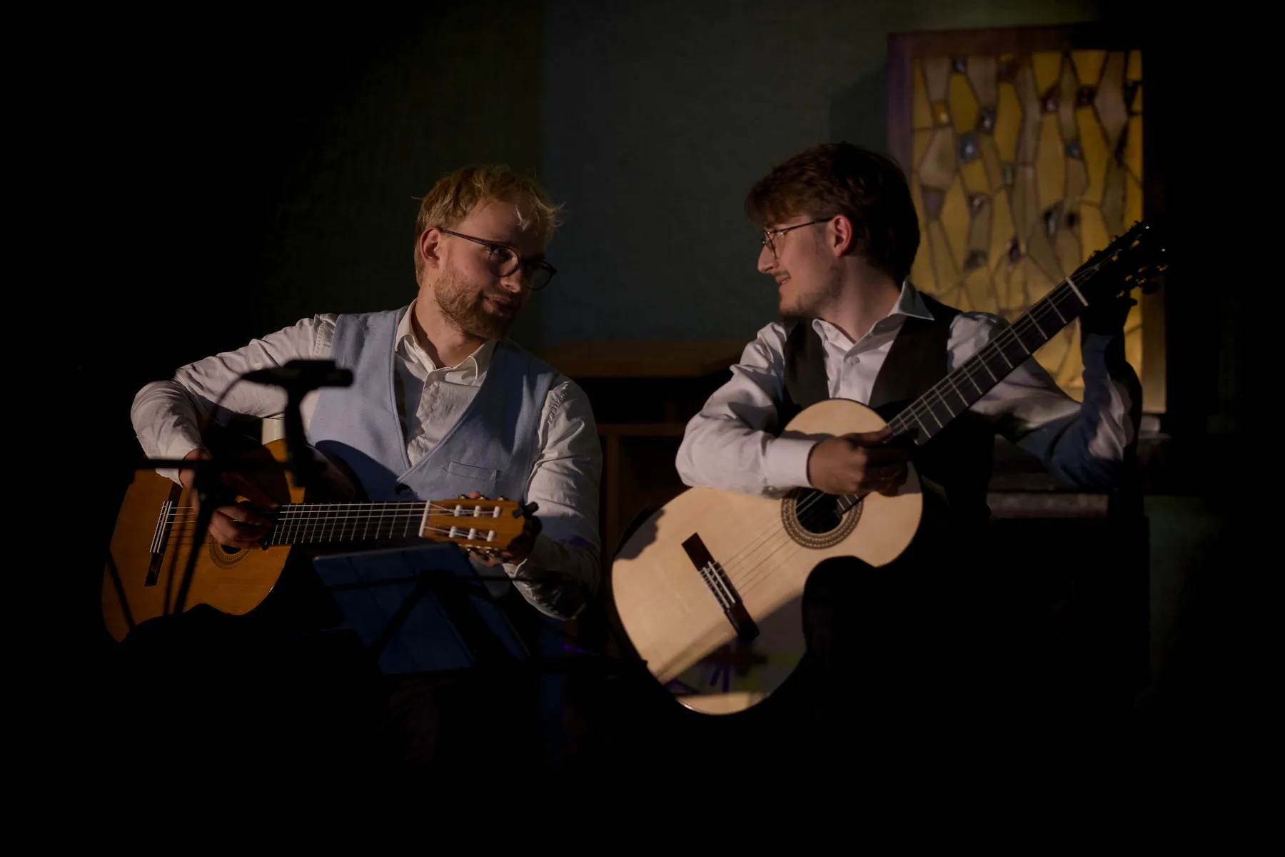 Portrait of Dylan and Andreas